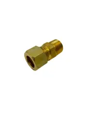 Brass P-68-86-LF Tube to Male Straight Pipe 1/2" x 3/8" Adapter Fitting