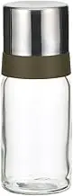 iwaki KS521-SVON Heat Resistant Glass Seasoning Container, Oil Bottle, Black 4.2 fl oz (120 ml)