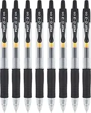 Pilot, G2 Premium Gel Roller Pens, Extra Fine Point 0.5 mm, Pack of 8, Black