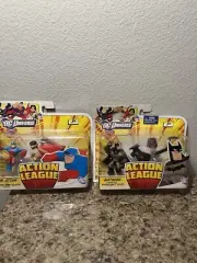 DC Universe Action League The Atom & Plastic Man, Batman & Hydrobat Sled. (New)