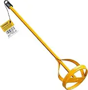 Viganoc Paint and Mud Mixers, Paint Stirrer for Drill Bits in 1 to 5 Gallon Drums, Fits all Standard Drill Bits, Hex Head Non-slip, Easy to Clean, Paint and Plaster Mixers Stirrer Tools (Yellow)