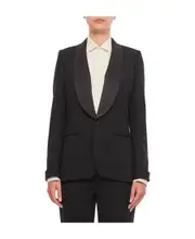 Ralph Lauren Single-Breasted Tailored Blazer US6 Black