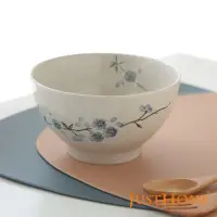 在飛比找momo購物網優惠-【Just Home】日式櫻花陶瓷6吋麵碗(雪花櫻花餐具 碗