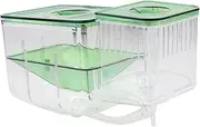 Self Guided Fish Breeding Tank Transparent Hatching Box for Isolating Fish Seedlings Safe Breeder Case for Aquarium Prevents Aggression Improves Survival Rates
