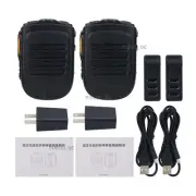 2PCS Bluetooth Microphone Wireless Mic for Zello Real-PTT POC Radio Android