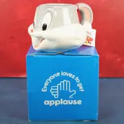 Looney Tunes Bugs Bunny Figural Mug Applause Vintage 1991 New With Tags