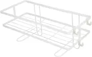 Vaguelly Over The Toilet Storage Shelf: Bathroom Tissue Holder Toiletries Organizer - No Drill Restroom Storage Rack - Home Rack with Hook