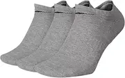 [Nike] Women`s Everyday Cushioned Training No-Show Socks 3 Pack (G(SX7673-064)/G, Medium)