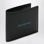 [Balenciaga] Black horizontal wallet with logo One size Black