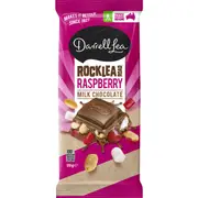 Darrell Lea Rocklea Road Raspberry Milk Chocolate Block 170g