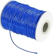uxcell Waxed Cord 1.5mm Waxed Thread 87 Yard Wax String Leather Cord for Bracelet Making, Necklaces, Beading, Jewelry Making and DIY Crafts(Bright Blue)