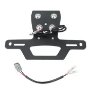 Concealed Rear Fender Eliminator Tail Tidy License Plate w/Light For Kawasaki