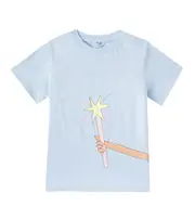 [Stella McCartney Kids] Stella McCartney Kids Cotton T-shirt Y 4 blue