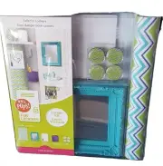 Chevron Twist and Shout Wall Pops Locker Kit - Mirror Whiteboard Pencil Magnets