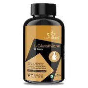 Amyleord L-Glutathione (60 Tablets) 1000mg with Vitamin C & E, Biotin for Skin