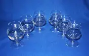 6 PRINCESS HOUSE HERITAGE CRYSTAL BRANDY SNIFTER #404