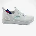 Skechers Skecher Air Dynamight Perfect Steps White Mint Womens Sneaker