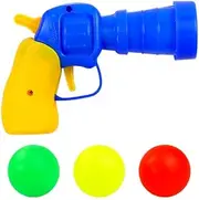Cat Ball Launcher Toys, Cat Teaser Gun. Interactive Toys for Cats, Companionship is Vital for Cats. with 3 Different Colored Balls in Random Colors (Launcher with 3 Balls)