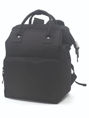 Wide Mouth Insulated Backpack Cooler 16 Can Capacity Lightweight Camping Picnic