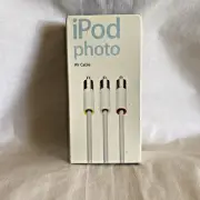 Apple iPod Photo White AV Cable NIB