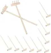 INOOMP 12pcs Mini Zen Sand Rakes Garden Tools for Sandboxes Desktop Meditation and Zen Gardens Compact and Beautiful Accessories for Adults
