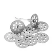 10 Diamond Cutting Wheels For Dremel Rotary Tool die grinder metal Cut Off Disc
