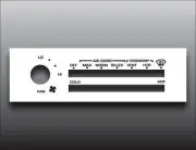 1981-1985 Chevrolet S-10 White Heater Control Switch Overlay HVAC (for: Chevrolet)