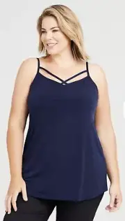 Women’s Size M Navy Taking Shape Transition Tank BNWT