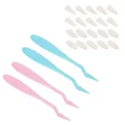 Sketch Trimmer Erase Sponge, 4 Pcs Sketch Wipe Scrapers, Pink Blue