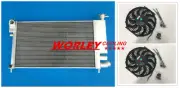 QLD-Aluminum Radiator & FANS For PEUGEOT 306 1.8D XVD7 1993-1994 Manual MT new