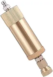 HOMSFOU Oil Water Separator Filter Durable Aluminum High Pressure Pump Inflator Accessories for Enhanced Tool Performance Easy Install Maintenance Extends Tool Lifespan