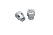 Topline Open End ET Style Wheel Nuts 13/16" Hex 1/2" Thread (set Of 4)