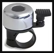 Bike Lane Bicycle Bell Steel Silver