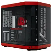 Hyte Y70 Tempered Glass Mid Tower Case Black/Red
