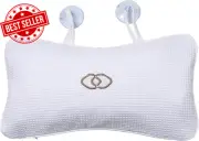 Anti-Slip Inflatable Bathtub Pillow Head Neck Back Shoulders Rest Suction Cup AU
