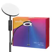 BLITZWILL BWL-FL-0001 36W Two-Head Floor Lamp With Remote Control 2700K~6500K Color Temperature 10 Levels Brightness AC1