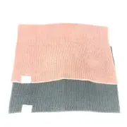 NEW Set of 2 Pink & Grey SuperSoft Bobble Bath Mat