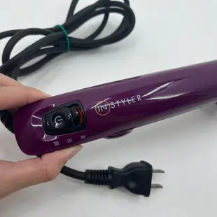 ❮二手❯ 美國 INSTYLER 負離子直捲兩用速效電動捲髮器 ISE1018.2B 電動捲髮器 電捲棒 電棒捲 造型梳