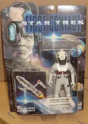 STAR TREK FIRST CONTACT PICARD IN STARFLEET SPACESUIT MOC