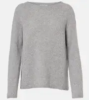 ['S Max Mara] 'S Max Mara Georg wool and cashmere-blend sweater UK 10 grey
