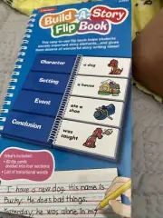 NEW Lakeshore Build-A-Story Flip Book Ages 6+, Teacher Resource