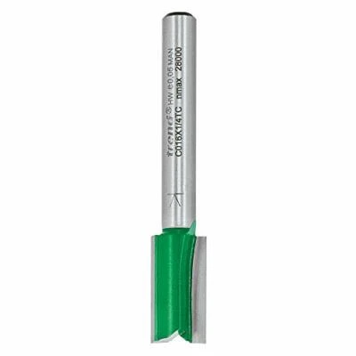 Trend Craft Pro 14 Shank Straight Router Cutter Bit-RefC016X14TC Diameter 10