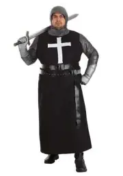 Men's Plus Dark Crusader Costume
