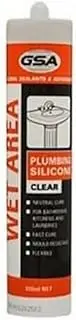 GSA Wet AreaTrade Grade Silicone Sealant 300 g, Clear