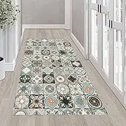 Runner Rug for Hallways Kitchen Carpet Runner, Washable Runner Rugs and Mat Soft Area Runner Rug for Hallway Kitchen, Laundry, Bedroom, Bathroom(100x450cm)
