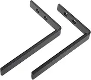 TOPPERFUN 2pcs Heavy Duty Home Speaker Wall Mount Bracket Soundbar Holder for Easy Installation Space Saving Design Sturdy Construction for Organizing Your Audio Setup
