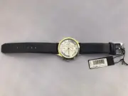 Kenneth Cole 44 mm Mens Black Leather Watch KC50687004 With Gift Box MSRP $175