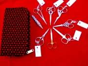 PROF Assorted_7 x Sewing, Embroidery Scissors + Dressmaking Tweezers/serrated