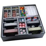Folded Space Game Box Inserts Organiser For 7 Wonders 2nd Ed Tabletop RPG