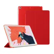 MCC iPad Air 4 10.9" 2020 Tri-Fold Smart Cover Semi-Clear Back Case Apple Air4 [Red]